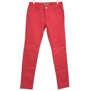 Love Culture Women's Low Rise Stretch Skinny Red Jeans Size 7   (W29xL31)